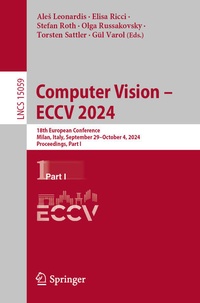 Enlarge image Cover: Computer Vision - ECCV 2024 - Springer