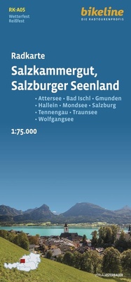 Abbildung von: Radkarte Salzkammergut - Salzburger Seenland (RK-A05) - Esterbauer