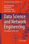 Cover: Data Science and Network Engineering - Springer