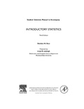 Cover: Introductory Statistics, Student Solutions Manual (e-only) - Academic Press