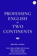 Cover: Professing English On Two Continents - Zorba Books