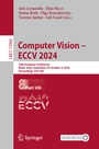 Cover: Computer Vision - ECCV 2024 - Springer