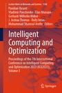 Cover: Intelligent Computing and Optimization - Springer
