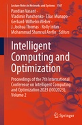 Cover: Intelligent Computing and Optimization - Springer