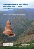 Cover: Type specimens of land snails desrcibed by R. T. Lowe from Macaronesia - ConchBooks