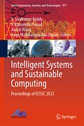 Cover: Intelligent Systems and Sustainable Computing - Springer