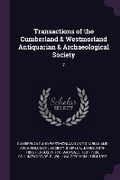 Cover: Transactions of the Cumberland & Westmorland Antiquarian & Archaeological Society - Palala Press