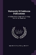 Cover: University Of California Publications - Palala Press