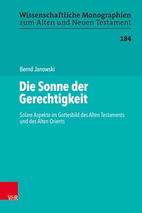 Abbildung von: Die Sonne der Gerechtigkeit - Vandenhoeck & Ruprecht