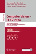 Cover: Computer Vision - ECCV 2024 - Springer