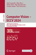 Cover: Computer Vision - ECCV 2024 - Springer