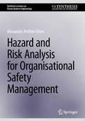 Cover: Hazard and Risk Analysis for Organisational Safety Management - Springer