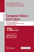 Cover: Computer Vision - ECCV 2024 - Springer