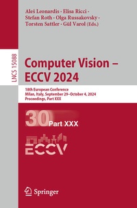 Enlarge image Cover: Computer Vision - ECCV 2024 - Springer