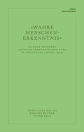 Cover: &laquo;Wahre Menschen-Erkenntnis&raquo; - Verlag am Goetheanum