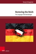 Bild: Restoring the Reich - Brill Deutschland