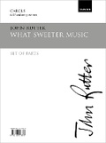 Cover: What sweeter music - Oxford University Press