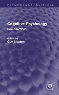 Enlarge image Cover: Cognitive Psychology - Routledge