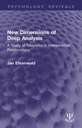 Bild: New Dimensions of Deep Analysis - Routledge