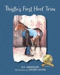Cover: Thistle's First Hoof Trim - Little Blessing Books