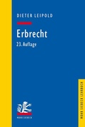 Abbildung von: Erbrecht - Mohr Siebeck