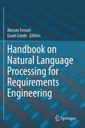 Cover: Handbook on Natural Language Processing for Requirements Engineering - Springer