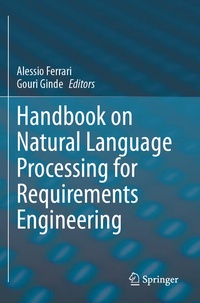 Enlarge image Cover: Handbook on Natural Language Processing for Requirements Engineering - Springer