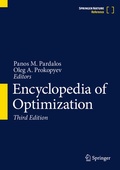 Cover: Encyclopedia of Optimization - Springer