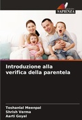 Cover: Introduzione alla verifica della parentela - Edizioni Sapienza