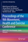 Cover: Proceedings of the 9th Movement, Health and Exercise Conference - Springer