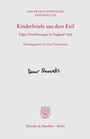 Cover: Kinderbriefe aus dem Exil - Duncker & Humblot