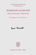 Cover: Kinderbriefe aus dem Exil - Duncker & Humblot