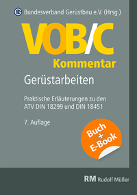 Abbildung von: VOB/C Kommentar - Gerüstarbeiten mit E-Book (PDF) - Rudolf Müller Verlag