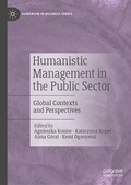 Cover: Humanistic Management in the Public Sector - Palgrave Macmillan