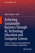 Cover: Achieving Sustainable Business Through AI, Technology Education and Computer Science - Springer