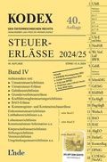 Cover: KODEX Steuer-Erl&auml;sse 2024/25, Band IV - Linde