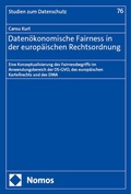 Abbildung von: Datenökonomische Fairness in der europäischen Rechtsordnung - Nomos