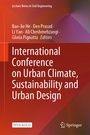 Cover: International Conference on Urban Climate, Sustainability and Urban Design - Springer