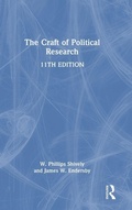 Cover: The Craft of Political Research - Routledge