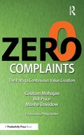 Cover: Zero Complaints - Productivity Press