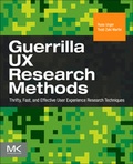 Cover: Guerrilla UX Research Methods - Morgan Kaufmann