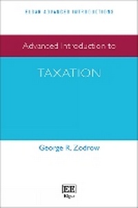 Enlarge image Cover: Advanced Introduction to Taxation - Edward Elgar Publishing