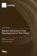 Cover: Recent Advances in the Development of Thin Films - MDPI AG