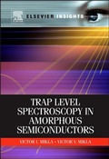 Cover: Trap Level Spectroscopy in Amorphous Semiconductors - Elsevier