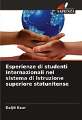 Cover: Esperienze di studenti internazionali nel sistema di istruzione superiore statunitense - Edizioni Sapienza