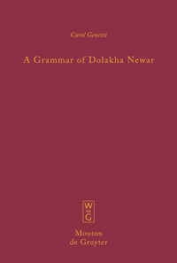Abbildung von: A Grammar of Dolakha Newar - De Gruyter Mouton