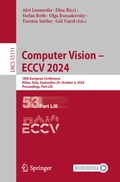 Cover: Computer Vision - ECCV 2024 - Springer