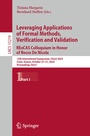 Cover: Leveraging Applications of Formal Methods, Verification and Validation. REoCAS Colloquium in Honor of Rocco De Nicola - Springer