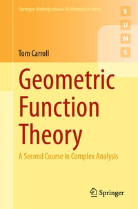 Enlarge image Cover: Geometric Function Theory - Springer