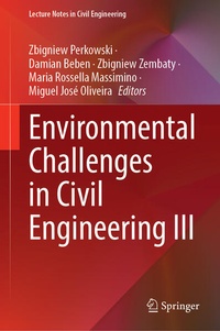 Enlarge image Cover: Environmental Challenges in Civil Engineering III - Springer
